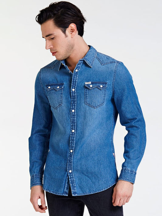 Guess Blouse/Shirt (M94H01D3RF0-RUB1) Men