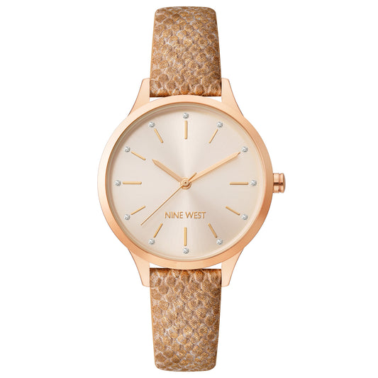 Nine West Quartz Watch Pink (NW-2558RGBZ) Women