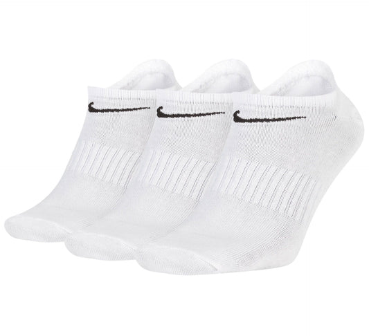 Nike Everyday Lightweight No-Show Socks (3-pack) White / Black (SX7678-100) Unisex