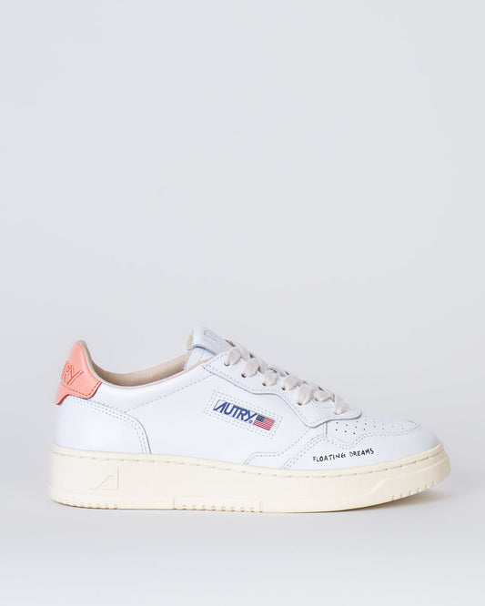 Autry Medalist DL White Peach Pink  Women