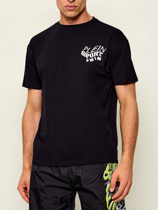 Plein Sport TIGER FLUO T-SHIRT (PS26MTS05_02_BLACK) Men
