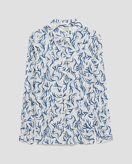 Shirt NICE THINGS Women (S4535_C3_blue)