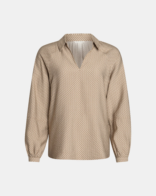 Yaya Blouse Brown (208037C14) Women