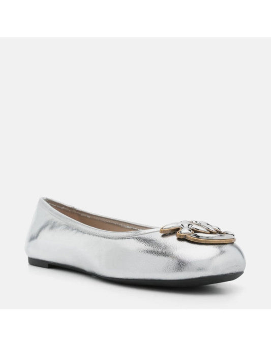 GIOIA 03 - BALLERINA LAMINATED NAPPA SILVER Women