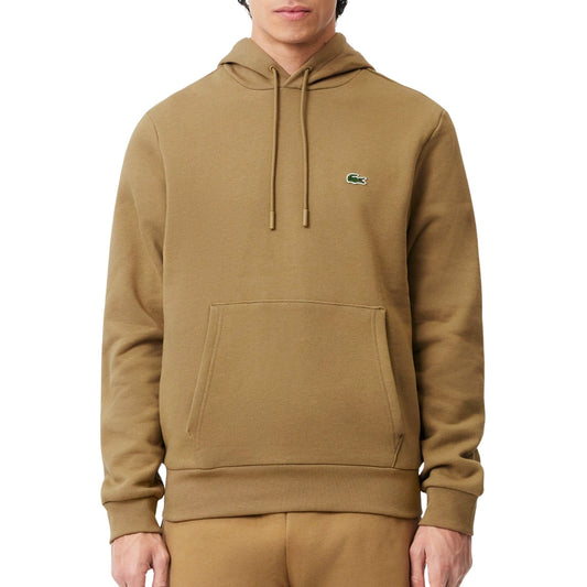 Lacoste Bio Cotton Fleece Hoodie Brown (SH9623-SIX) Men