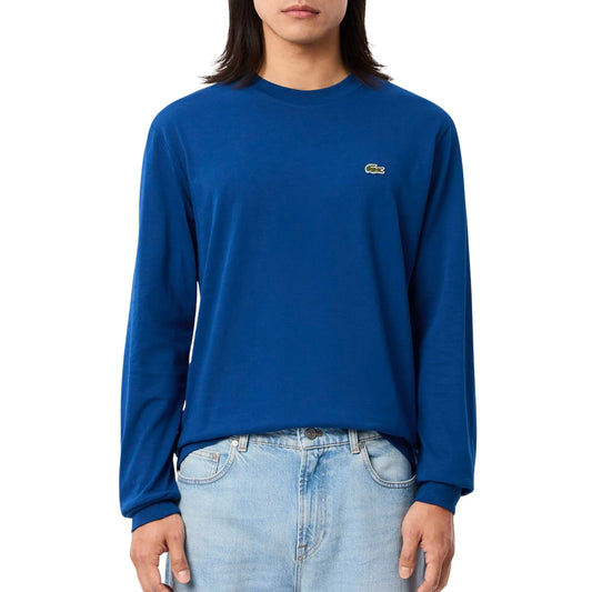 Lacoste Cotton Longsleeve Shirt Blue (TH7307-HBM) Men