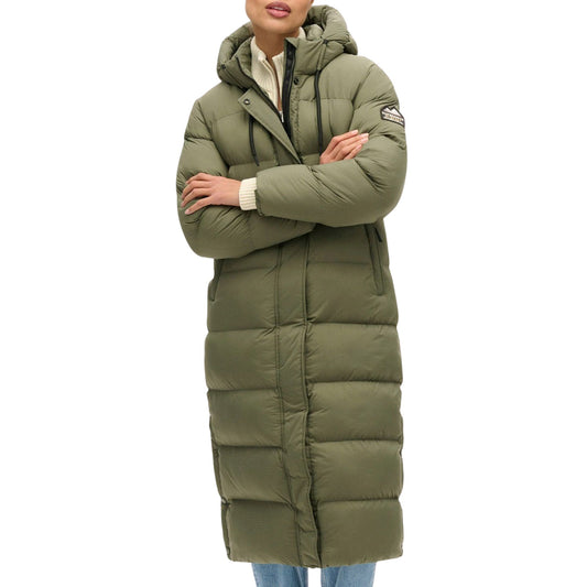 Superdry Ripstop Hooded Longline Puffer Winter Jacket (W5011735A-B7S) Women