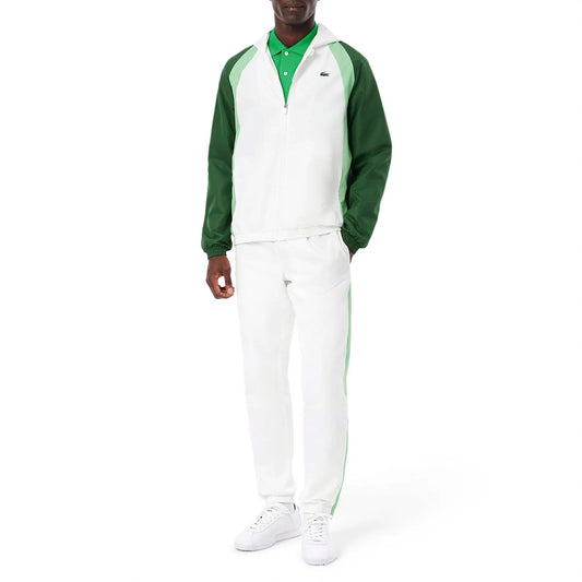 Lacoste Sport Colourblock Tracksuit White (WH8980-EXI) Men