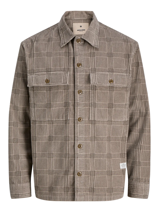 Bluwill Corduroy Long Sleeve Overshirt Brindle (12282350) Men