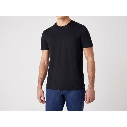 Wrangler Essential Cotton T-Shirt Black (112131578), Men