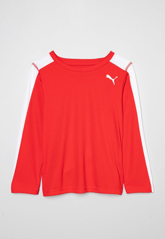 Puma Cross the Line LS Y red (ZZO2UJU05-G00) Kids