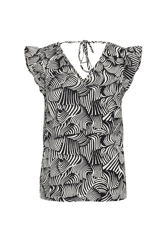 Kaffe KAaja top Black (ZZO36WK14-Q00) Women