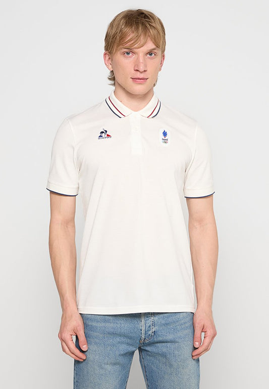 le coq sportif EFRO 24 Polo N°4 marshmallow White (ZZO356X03-A00) Men