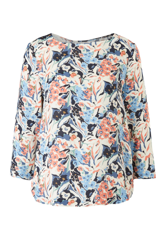 Luftige Bluse mit 3/4-Ärmeln Women
