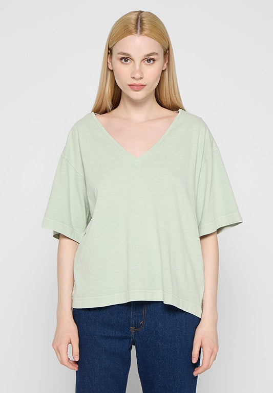 G-STAR Overdyed deep v loose t wmn (ZZO2NAJ12-M00) Women