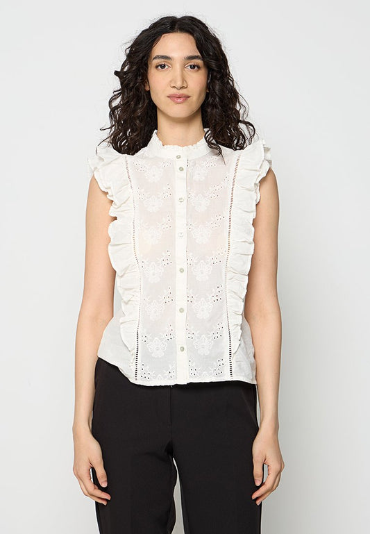 YAS SARAH SL SHIRT D2D White (ZZO31CP02-A00) Women