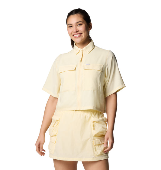 Columbia Elevated View Utility SS Lemon Wash (2118731758) Women
