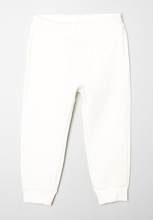 Roberto Cavalli Junior baby b fleece pants cavalli white (ZZO1RD103-A00) Kids