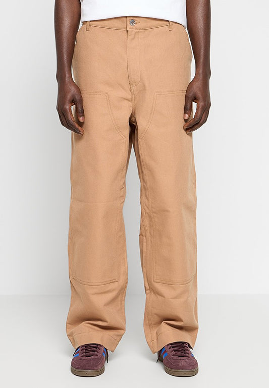Café Kitsuné CAFE WORKWEAR PANTS Light Brown (ZZO354K02-O00) Unisex