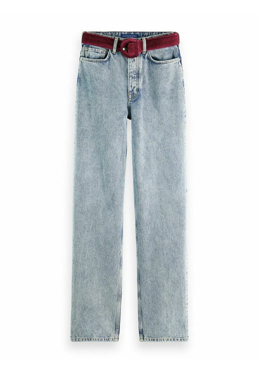 Scotch & Soda The Ripple high rise jeans organic cotton Blue (SC321N08Q-K11) Women