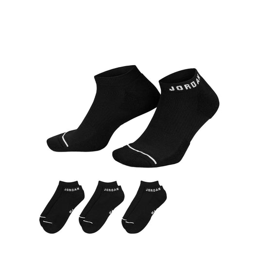 Jordan Socks Everyday Cushioned Poly No-show (3 Pairs) Black (DX9656-010) Unisex