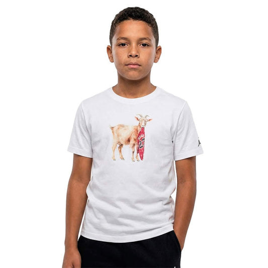 Jordan T-Shirt Flight Goat Crew White (95F314-001) Kids