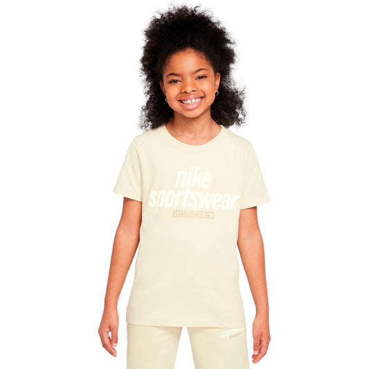 Nike T-Shirt Sportswear Club Lt Khaki (HM5664-212) Kids