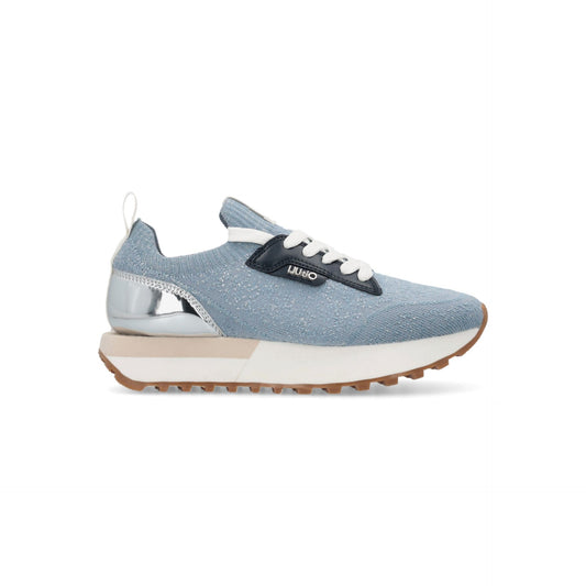 EVELYN 916 - SNEAKER KNIT/METALLIC