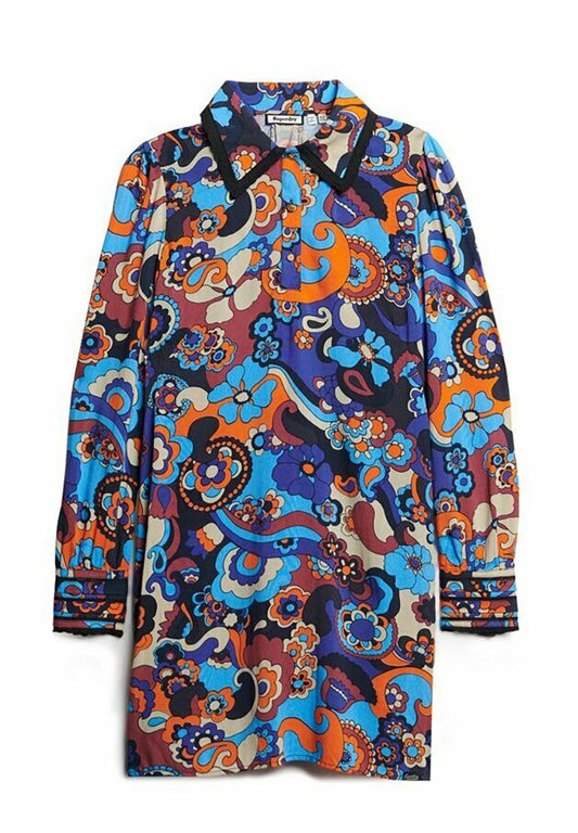 Superdry & Co Superdry Printed 60s Mini Shirt Dress.... (SU221C0WX-K11) Women