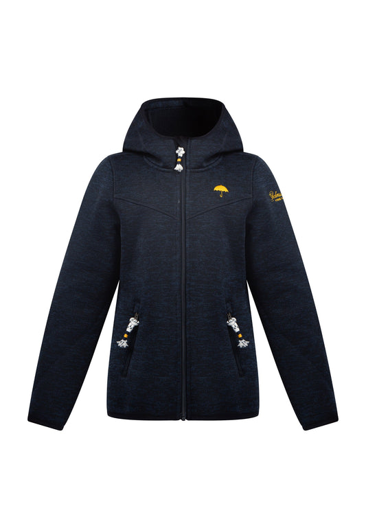 Schmuddelwedda Strickfleeceblouson for kilata blue (WD223J001-K11) Kids