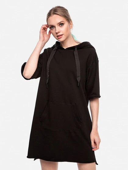DKNY Two Tone Sneaker Dress Black (DP9D4148BLK) Women