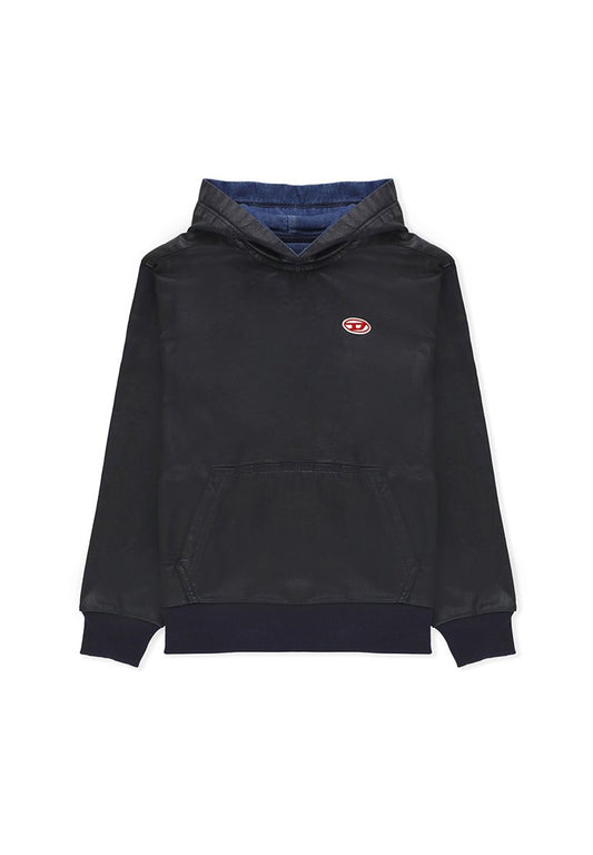Diesel Felpa in cotone blue (DI124K04O-K11) Kids