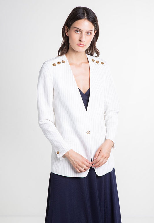 Club Monaco KAALAH BLAZER White (ZZO0Y3068-A00) Women