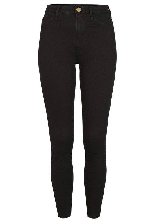 River Island Molly mid rise skinny jeans Black (RI921N0LY-Q11) Women