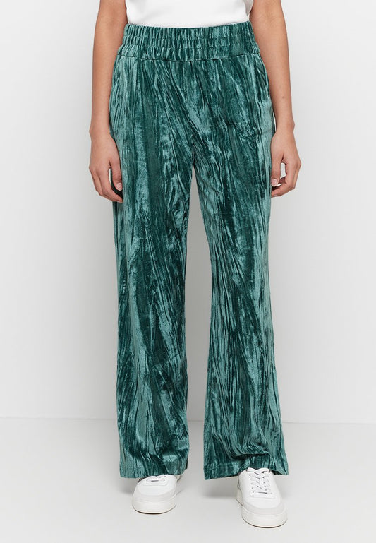 ONLY ONLALEXA HW STRAIGHT VELVET PANT TLR Green (ZZO1T1K32-M00) Women
