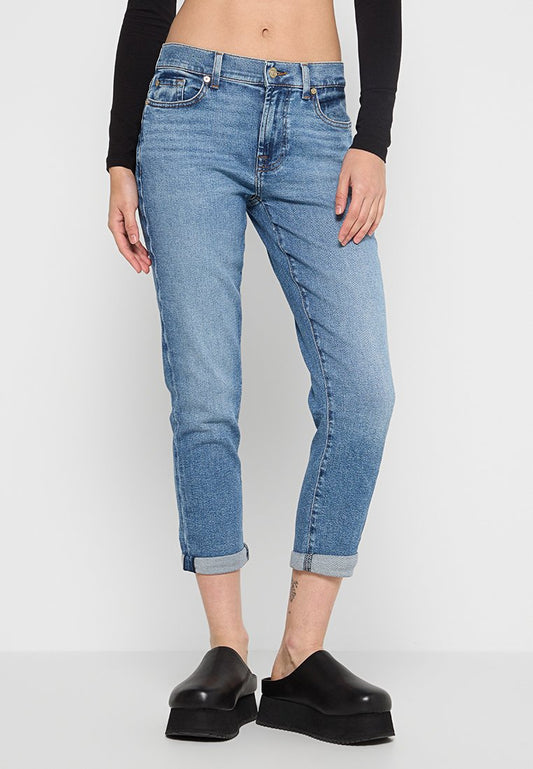 7 for all mankind JOSEFINA Luxe Vintage Love Soul Blue (ZZO2UVZ65-K00) Women