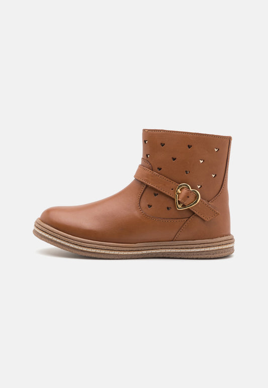 Friboo by Zalando CRAZY Zip-up Booties / 708 - cognac Cognac (F5713I0HF-O11) Kids