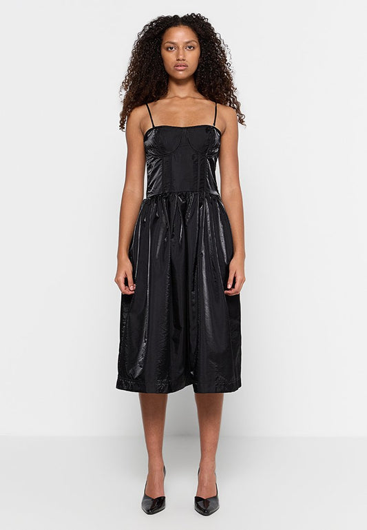 Stella Nova Corset midi dress Black (ZZO2UVM66-Q00) Women