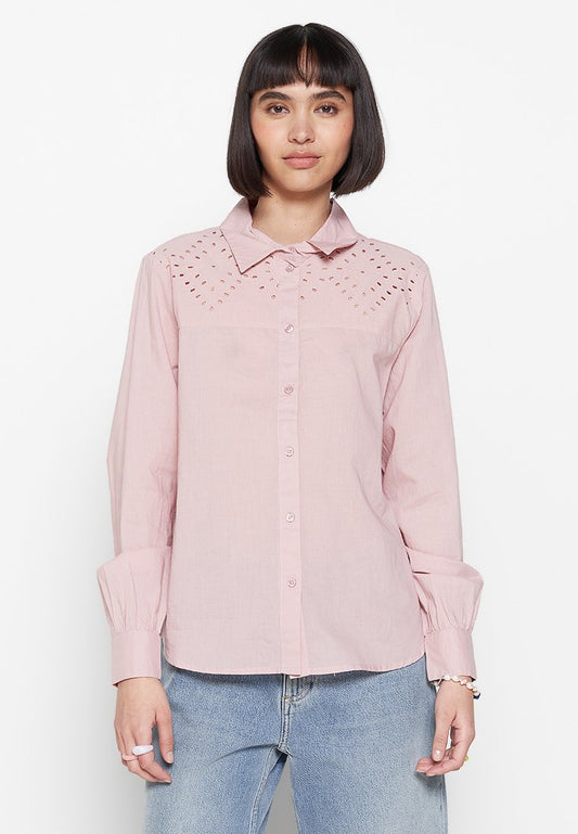 JDY MIE L/S EMBROIDERY SHIRT WVN (ZZO1W8W06-J00) Women