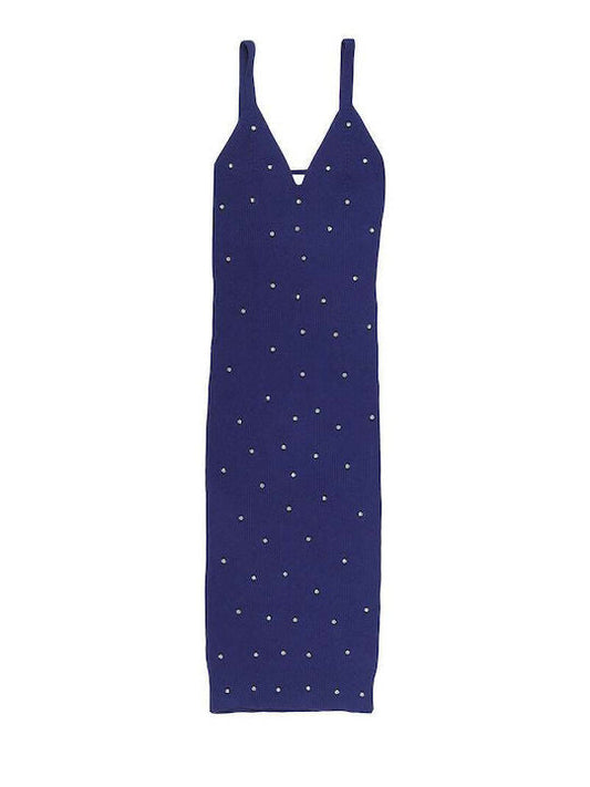 Silvian Heach Midi Dress Keller Blue Navy (GPP25105VE) Women