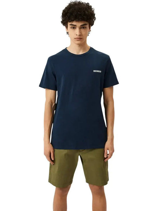 Bikkembergs Crew neck
t-shirt PUPINO (BKK2MTS01_Navy) Men