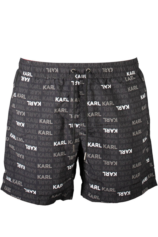 KARL LAGERFELD BEACHWEAR Swimwear (KL21MBM06_NERO_BLACK) Men