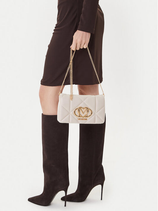 Love Moschino BORSA PU EMBOSSED AVORIO (JC4043PP0NLC0110) Women