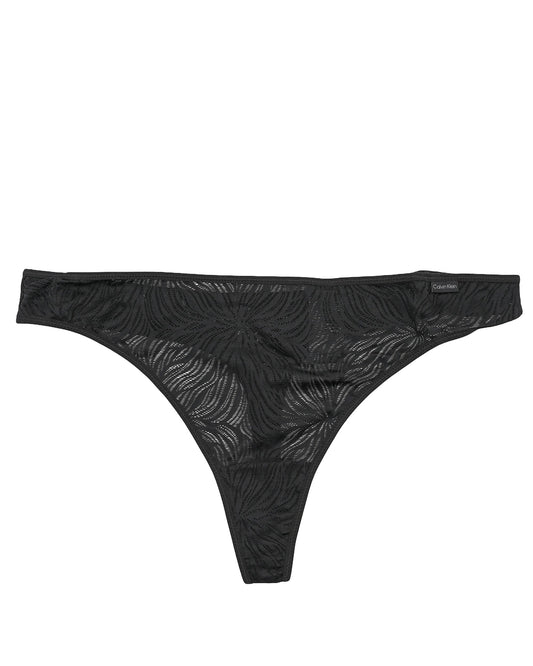 Calvin Klein Womens Thong 000QF6878EUB1 Black