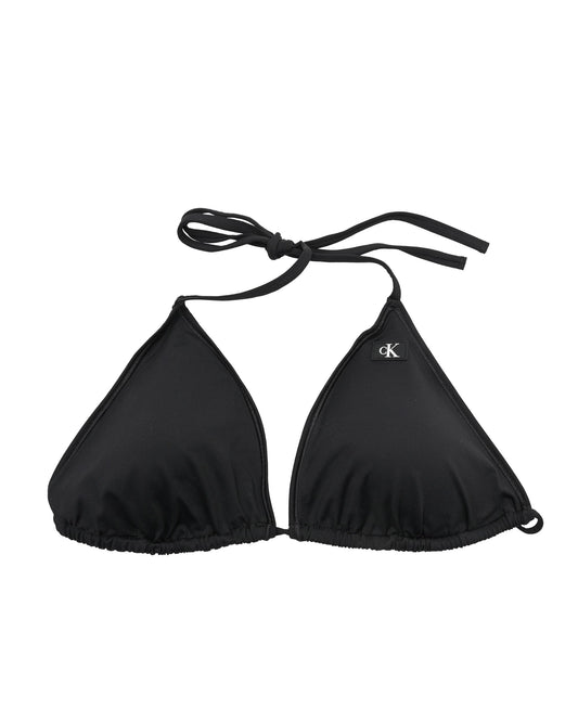 Calvin Klein Womens Swim Top KW0KW02343BEH Black