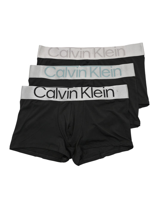 Calvin Klein Mens Low Rise Trunk 000NB3074AQTE Black