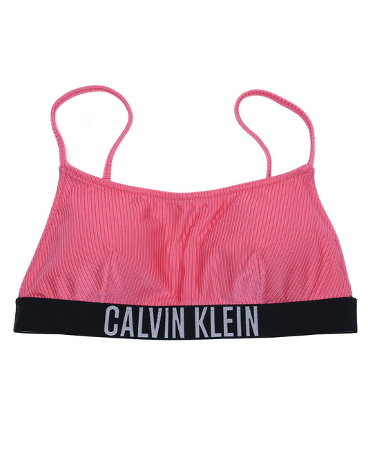Calvin Klein Womens Swim Top KW0KW01969XI1 Rose