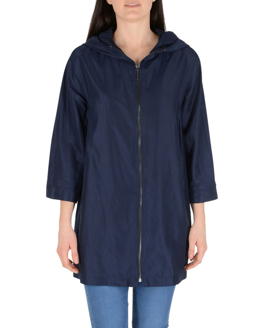 19V69 ITALIA by VERSACE Coat/Jacket (TRENCH ROSANNA BLU) Women