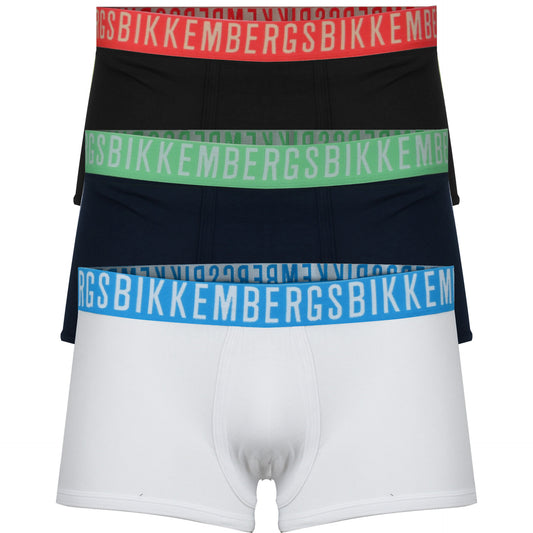 BIKKEMBERGS BOXERS 3 PACK BKK1UTR09TR TRUNK ASSORTED (5439) Men