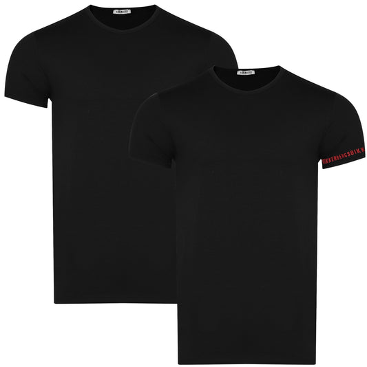 BIKKEMBERGS T-SHIRT Men's BLACK (5438) Men
